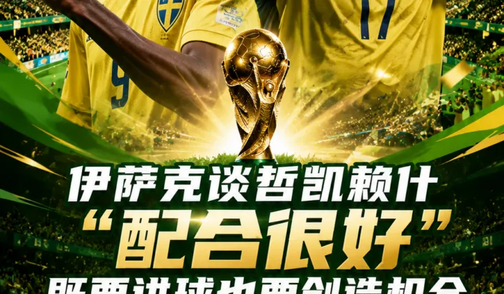 伊萨克：我和哲凯赖什配合很好，瑞典队迎日本争出线主动权