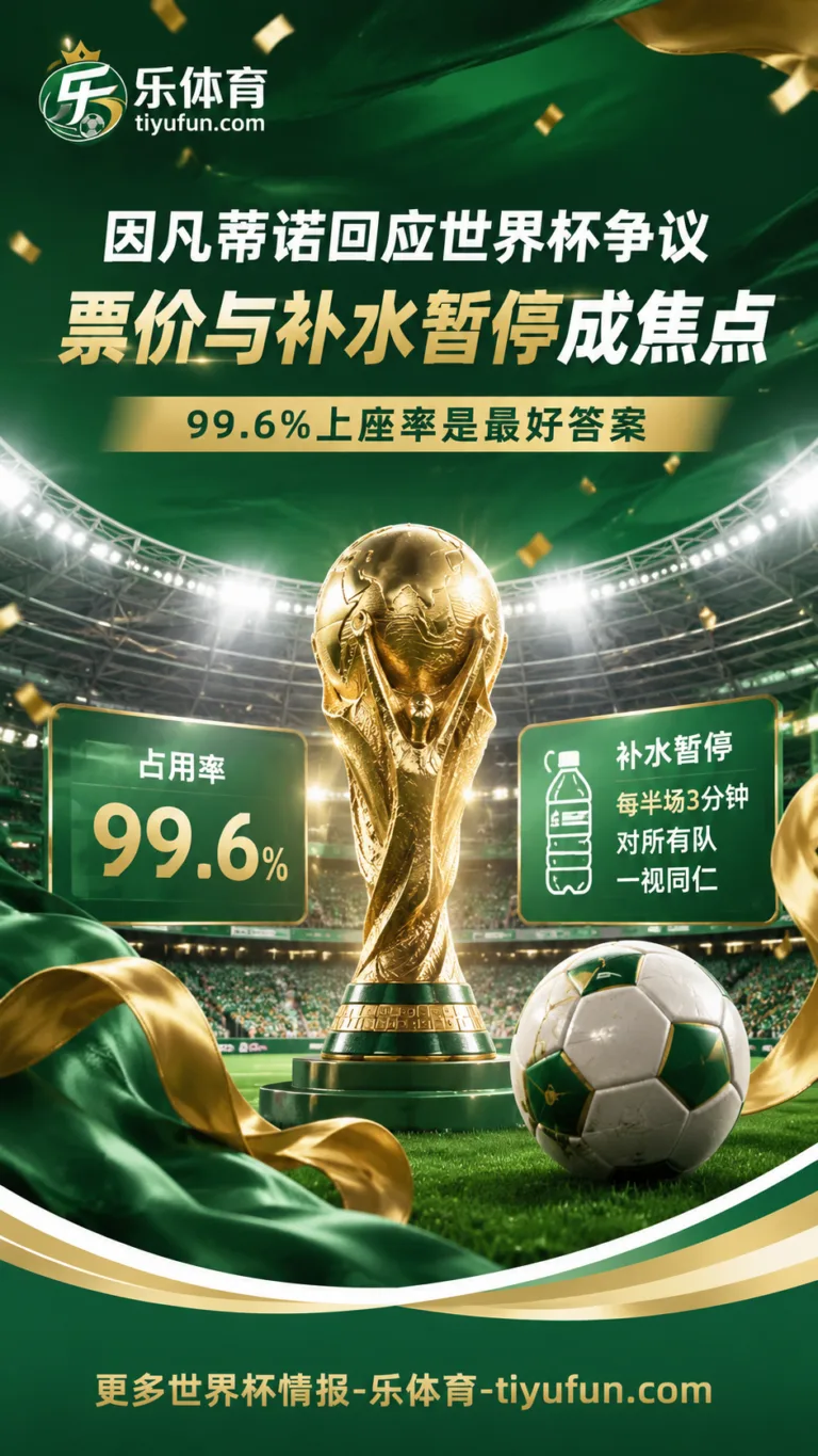 因凡蒂诺回应2026世界杯票价争议：99.6%上座率是最好答案