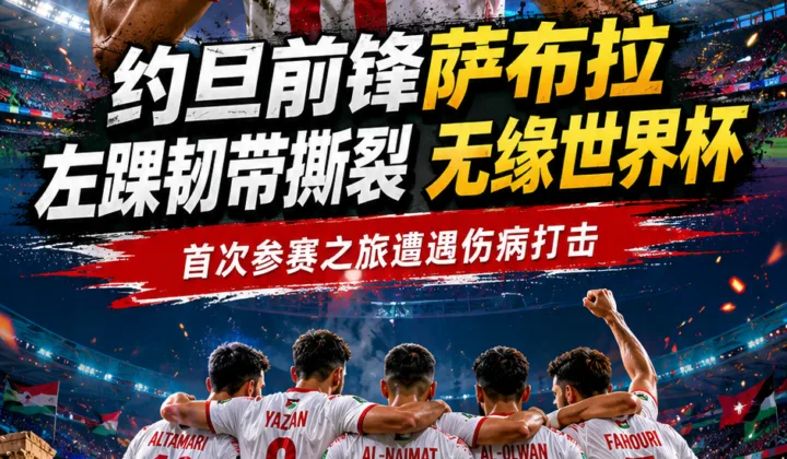 约旦前锋萨布拉左踝韧带撕裂 将缺席2026世界杯