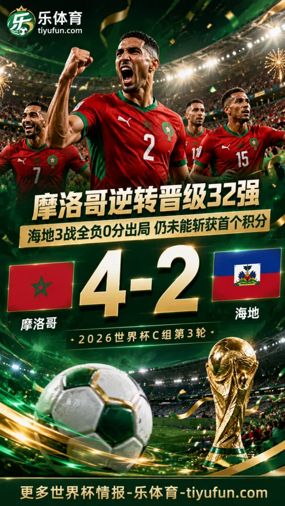 战报｜海地征战本届世界杯3战全负垫底出局，仍未能斩获首个积分