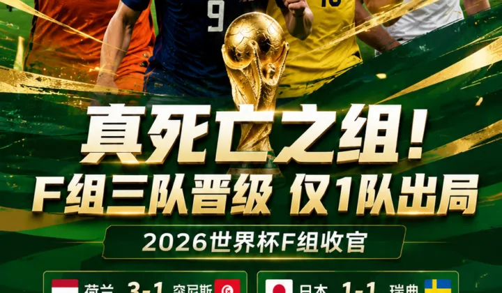 真死亡之组！2026世界杯F组三队晋级，荷兰日本瑞典携手进32强
