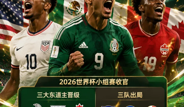 中北美6队参赛！东道主美加墨皆晋级，海地库拉索巴拿马出局