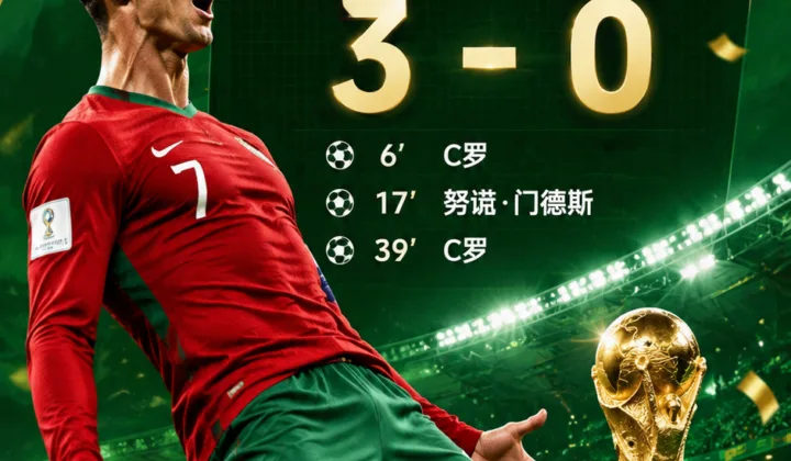状态出色！葡萄牙队首次在世界杯半场保持3球领先
