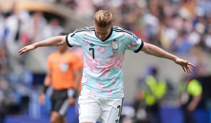 2026世界杯：德布劳内2射0正，比利时核心之夜留悬念