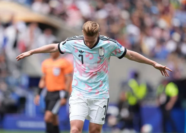 2026世界杯：德布劳内2射0正，比利时核心之夜留悬念