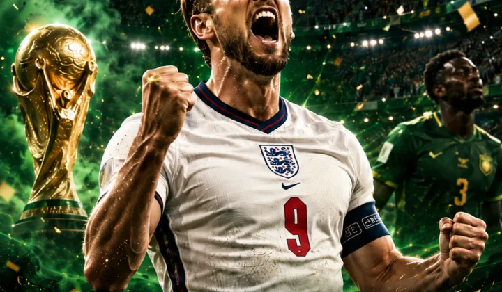 2026世界杯：凯恩梅开二度救主，英格兰2-1逆转民主刚果