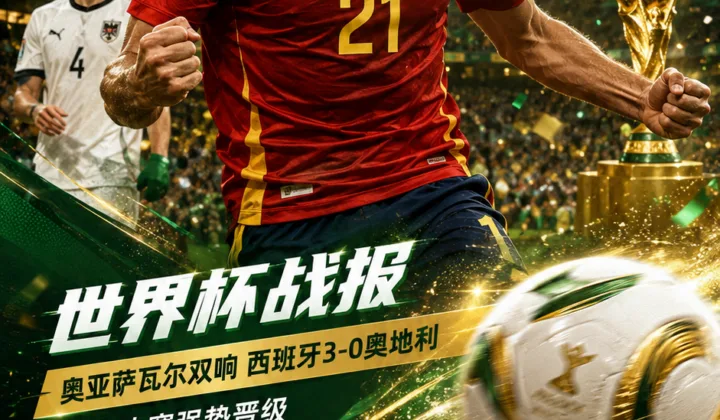 2026世界杯战报：奥亚萨瓦尔双响，西班牙3-0完胜奥地利