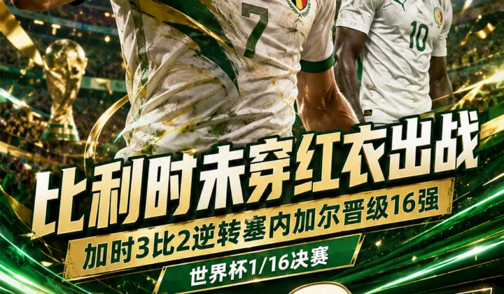 2026世界杯战报：比利时未穿红衣出战，3-2逆转塞内加尔晋级16强