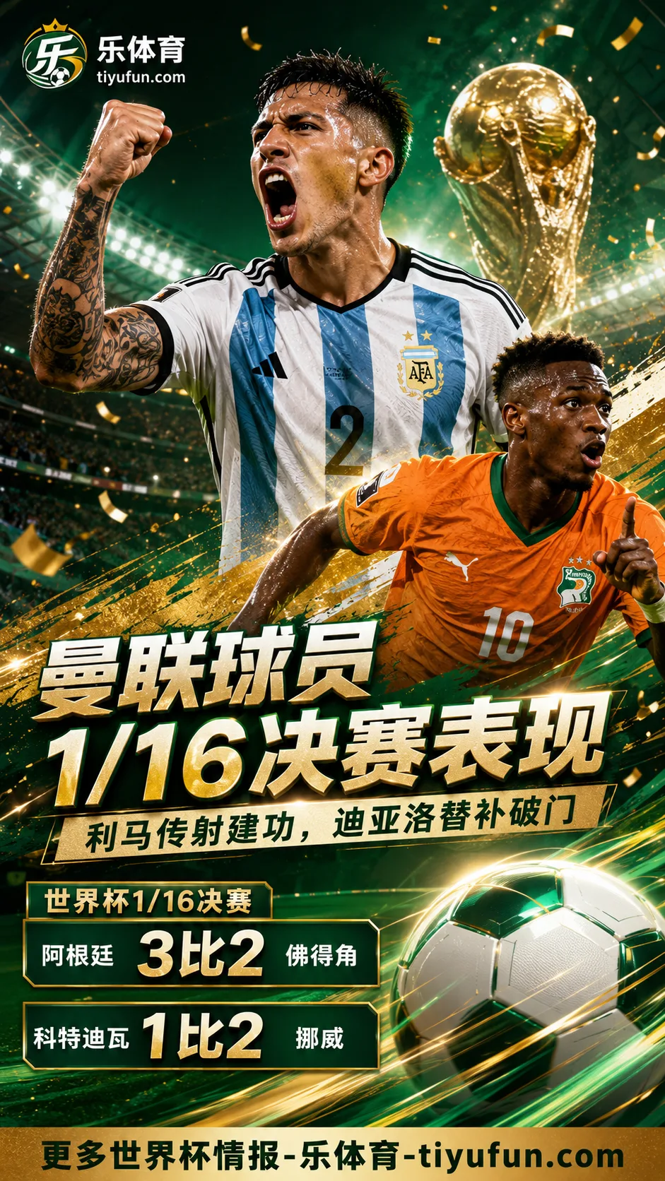 2026世界杯1/16决赛：曼联球员闪耀，利马传射建功、迪亚洛破门难救主