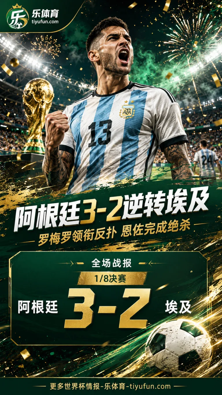 2026世界杯全场战报：阿根廷3-2逆转埃及，梅西破门恩佐绝杀