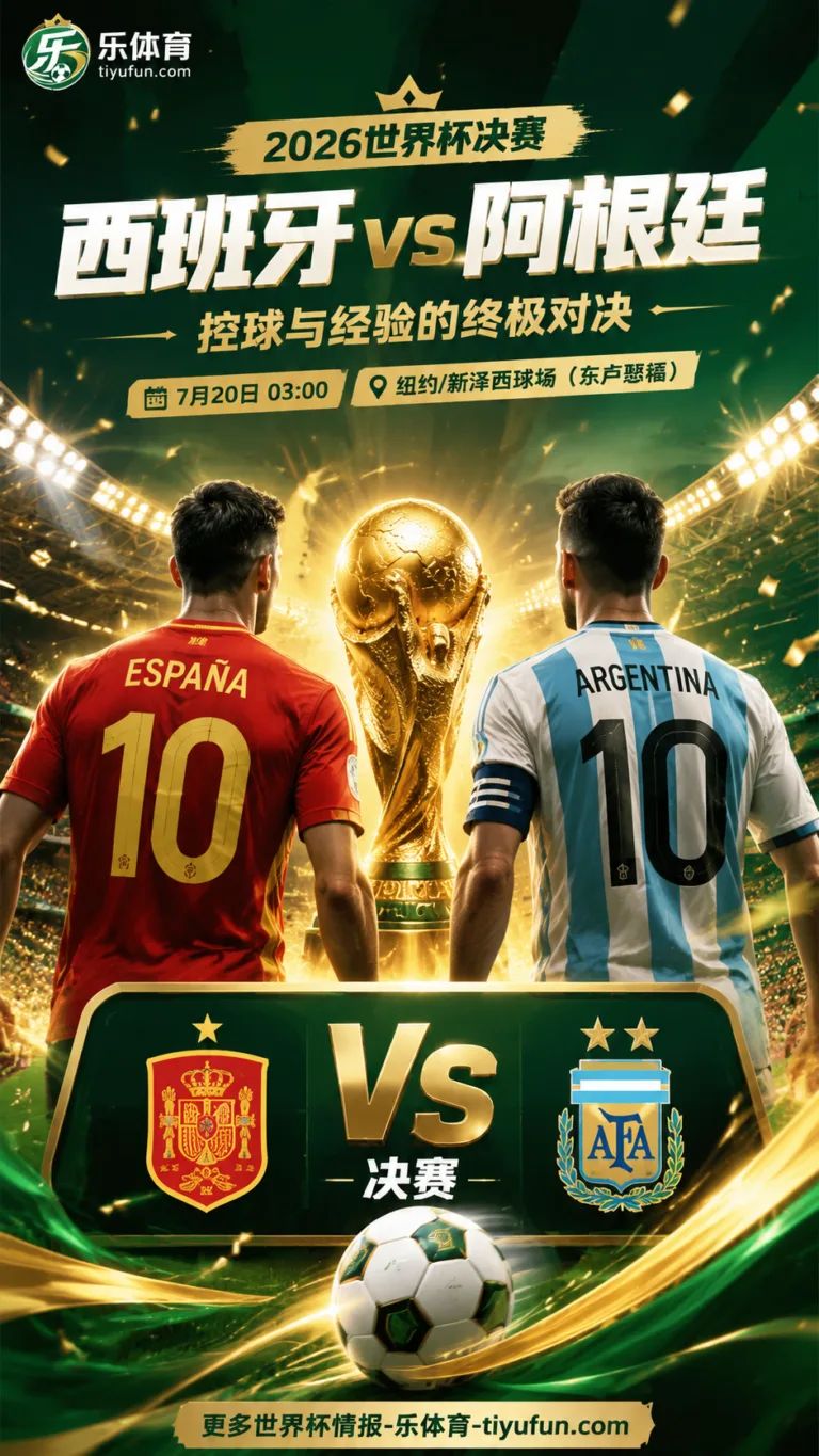 2026世界杯决赛西班牙vs阿根廷前瞻：西班牙略占先机，平局与加时风险不低