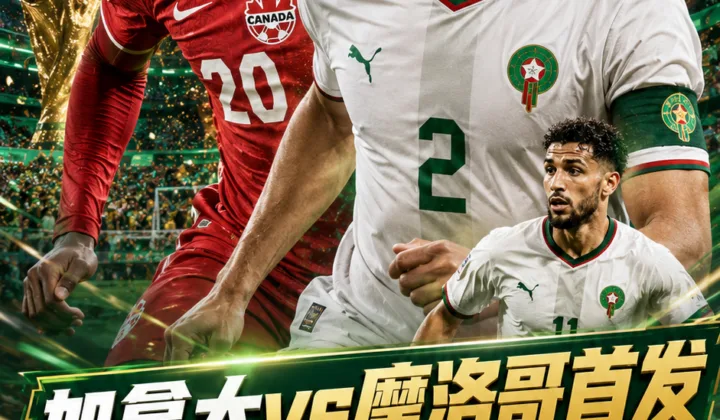 2026世界杯加拿大vs摩洛哥首发：阿什拉夫领衔，戴维斯替补