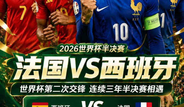 2026世界杯半决赛法国队对阵西班牙队：世界杯第二次交锋，连续三年大赛四强碰面