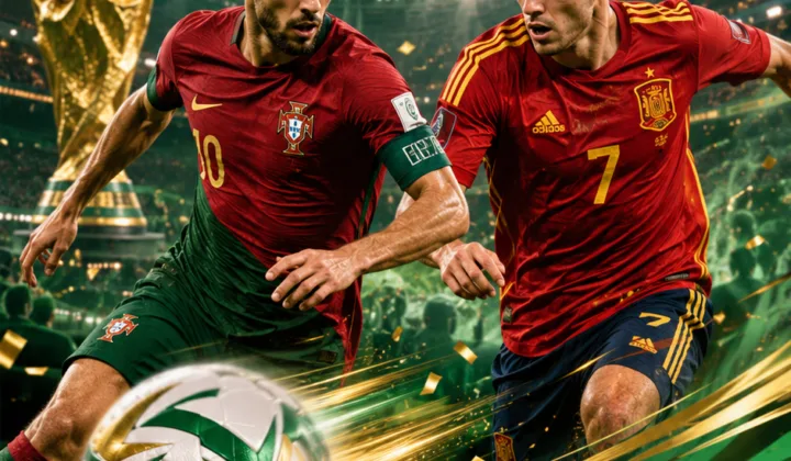 2026世界杯半场战报：门德斯中框，葡萄牙0-0西班牙