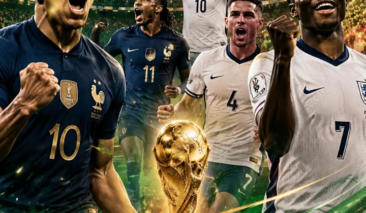 2026世界杯季军赛全场战报：英格兰6比4法国，萨卡戴帽姆巴佩双响