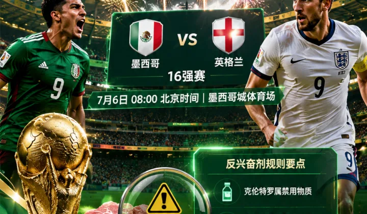 2026世界杯药检风险受关注：FIFA相关法律评估警示墨西哥肉类克伦特罗问题