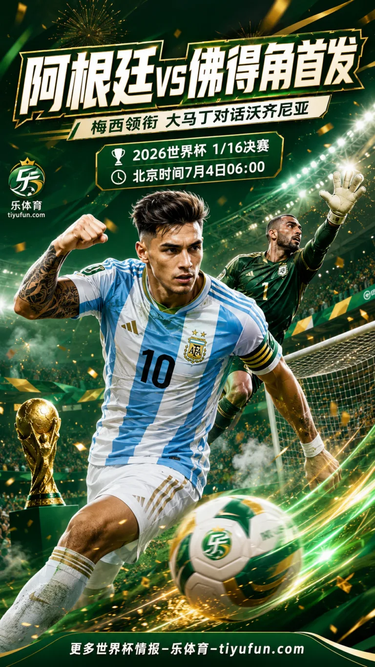 2026世界杯阿根廷vs佛得角首发：梅西领衔，大马丁对话沃齐尼亚