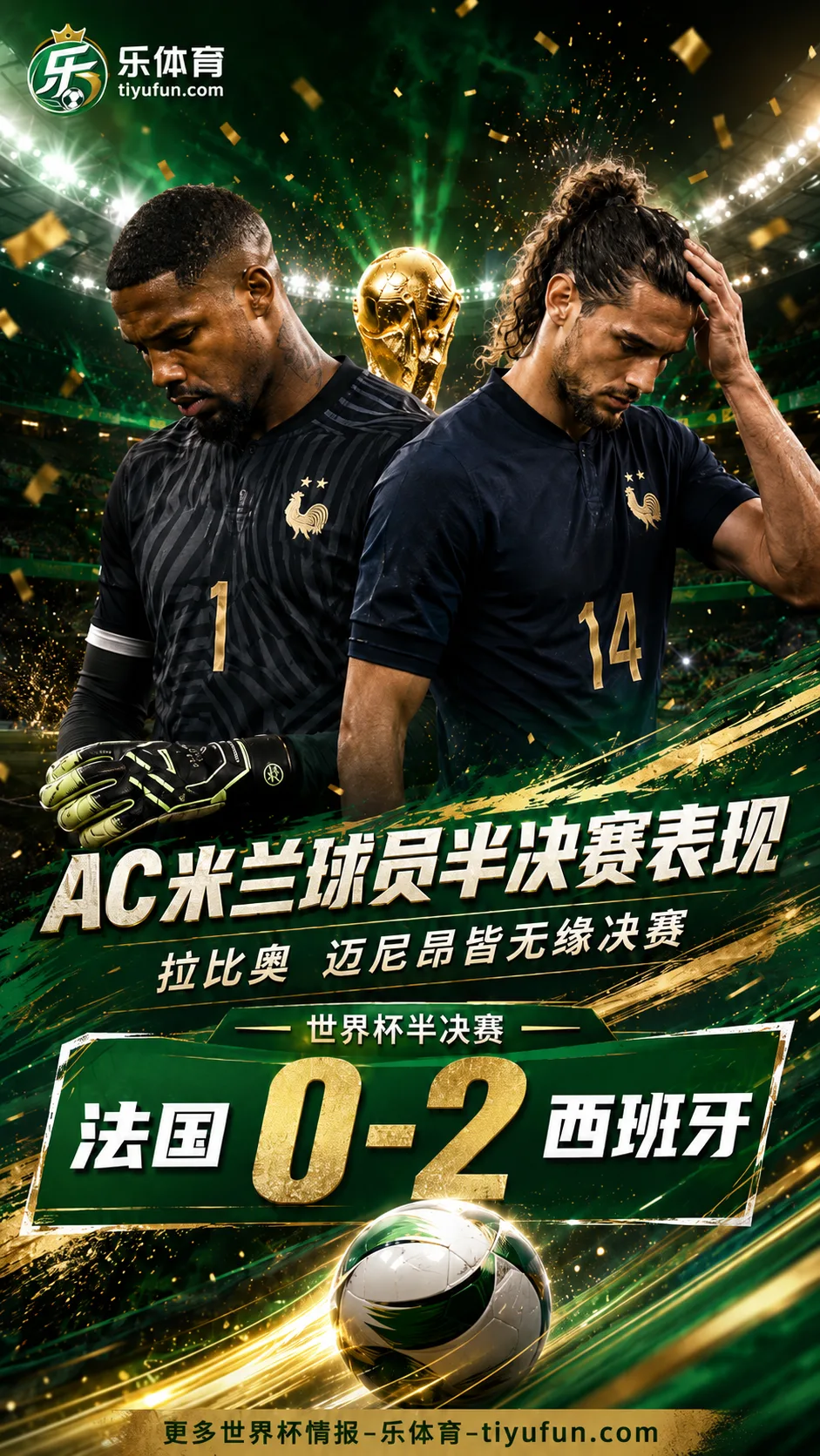 2026世界杯：AC米兰无人进决赛，拉比奥迈尼昂将随法国队争季军