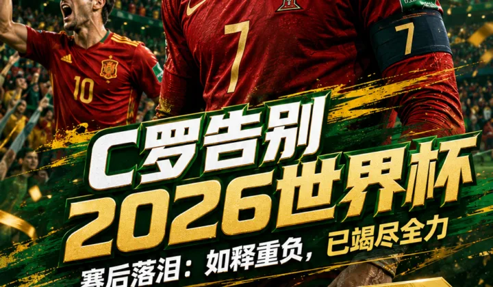 C罗告别2026世界杯：赛后落泪因如释重负，没人会指责竭尽全力的人