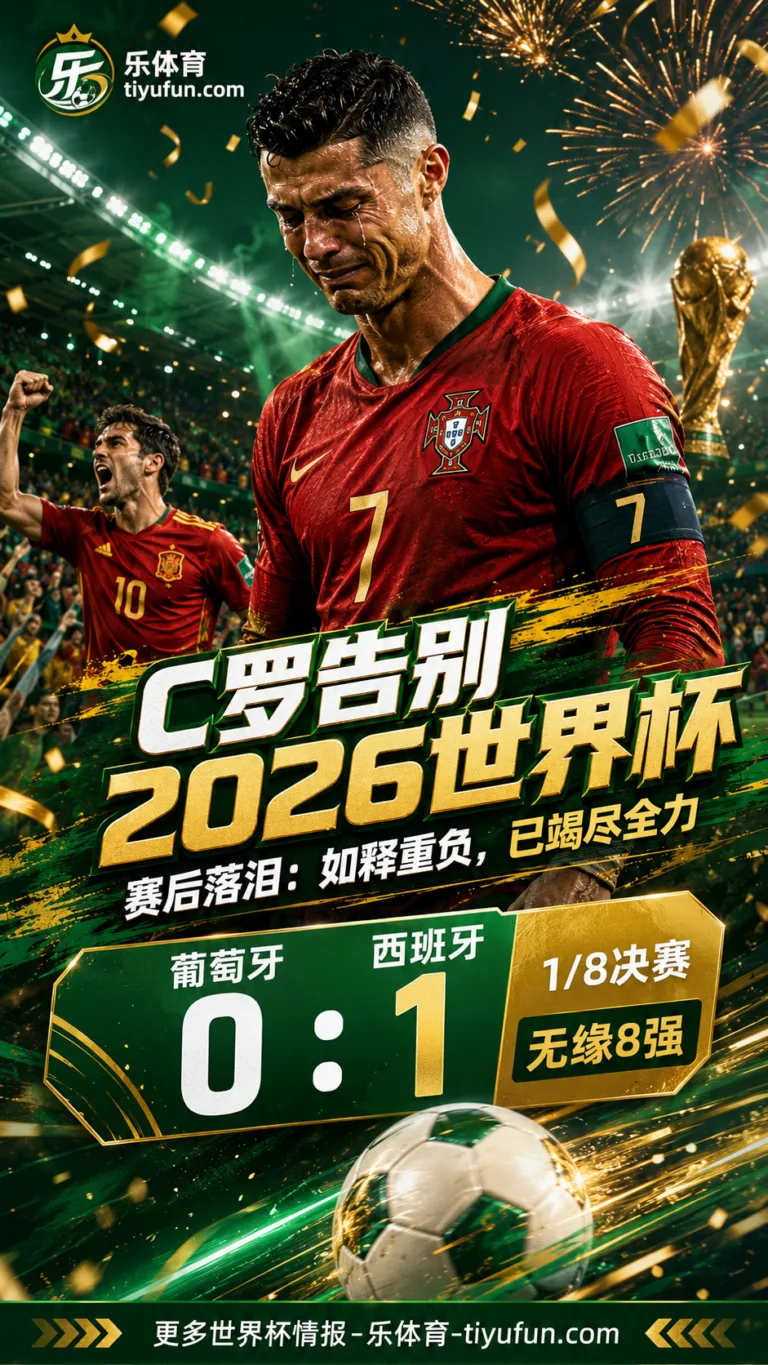 C罗告别2026世界杯：赛后落泪因如释重负，没人会指责竭尽全力的人