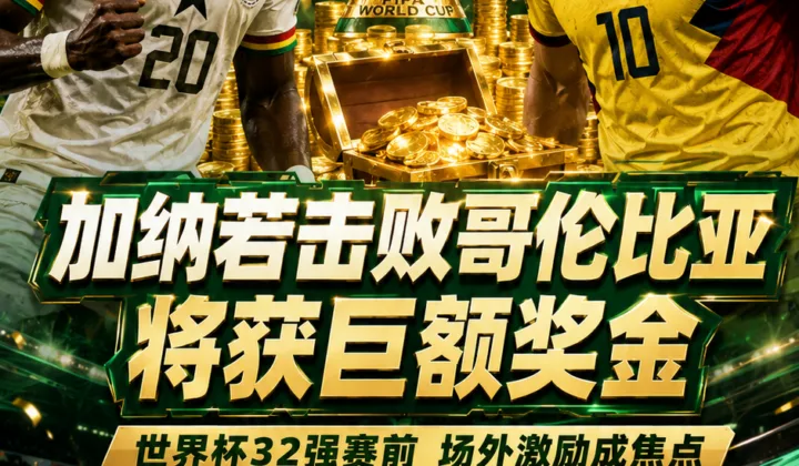 非洲媒体：加纳若淘汰哥伦比亚，世界杯晋级奖金成赛前焦点