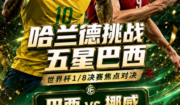 哈兰德挑战五星巴西！2026世界杯巴西vs挪威1/8决赛确定
