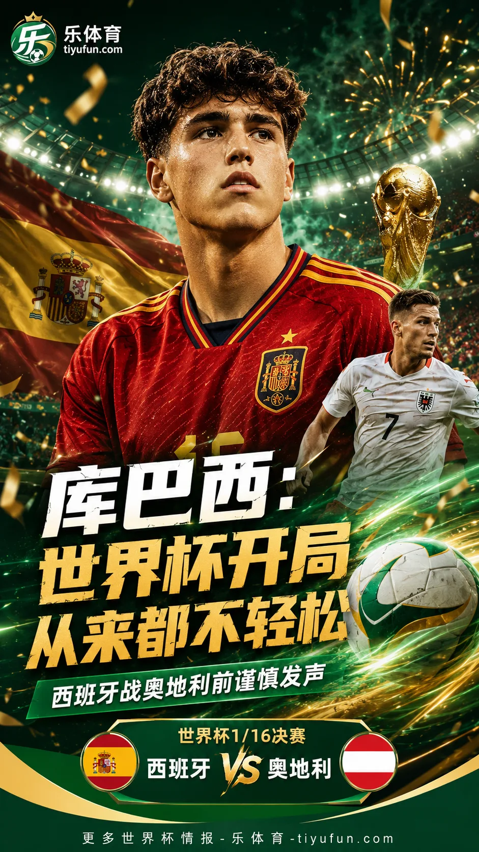 库巴西：世界杯开局从来都不轻松，我们还没有详细研究奥地利