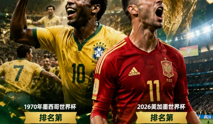 The Athletic评世界杯历史排名：1970年墨西哥世界杯居首，2026世界杯仅列第10