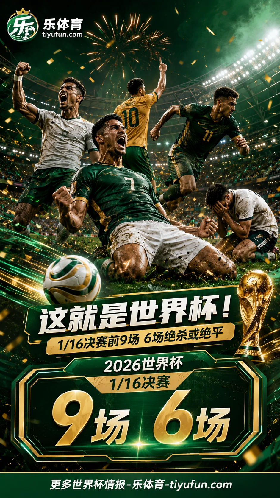 这就是世界杯！2026世界杯1/16决赛战报：前9场6场绝杀绝平