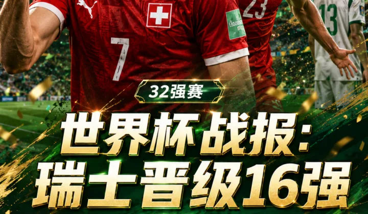 世界杯战报：恩博洛、恩多耶破门，瑞士2-0阿尔及利亚晋级16强
