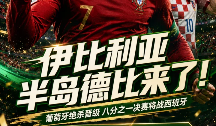 伊比利亚半岛德比来了！葡萄牙2-1绝杀克罗地亚，八分之一决赛将战西班牙