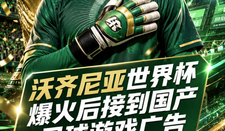 好起来了！沃齐尼亚世界杯爆火后接到国产足球游戏广告
