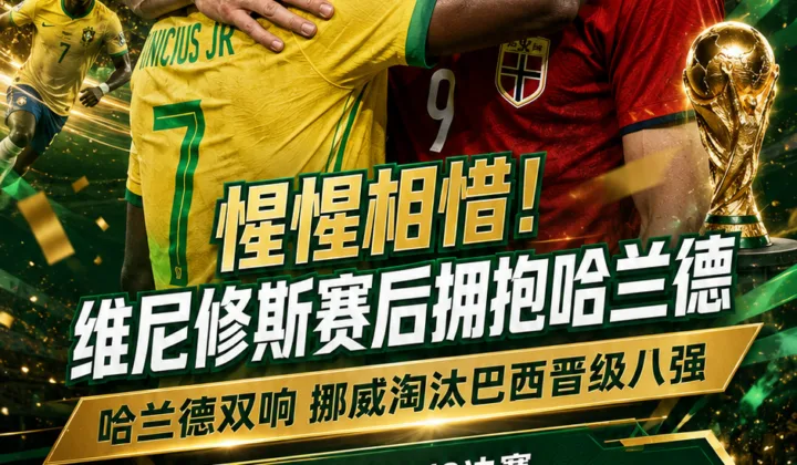 惺惺相惜！2026世界杯巴西1比2不敌挪威，维尼修斯赛后拥抱哈兰德
