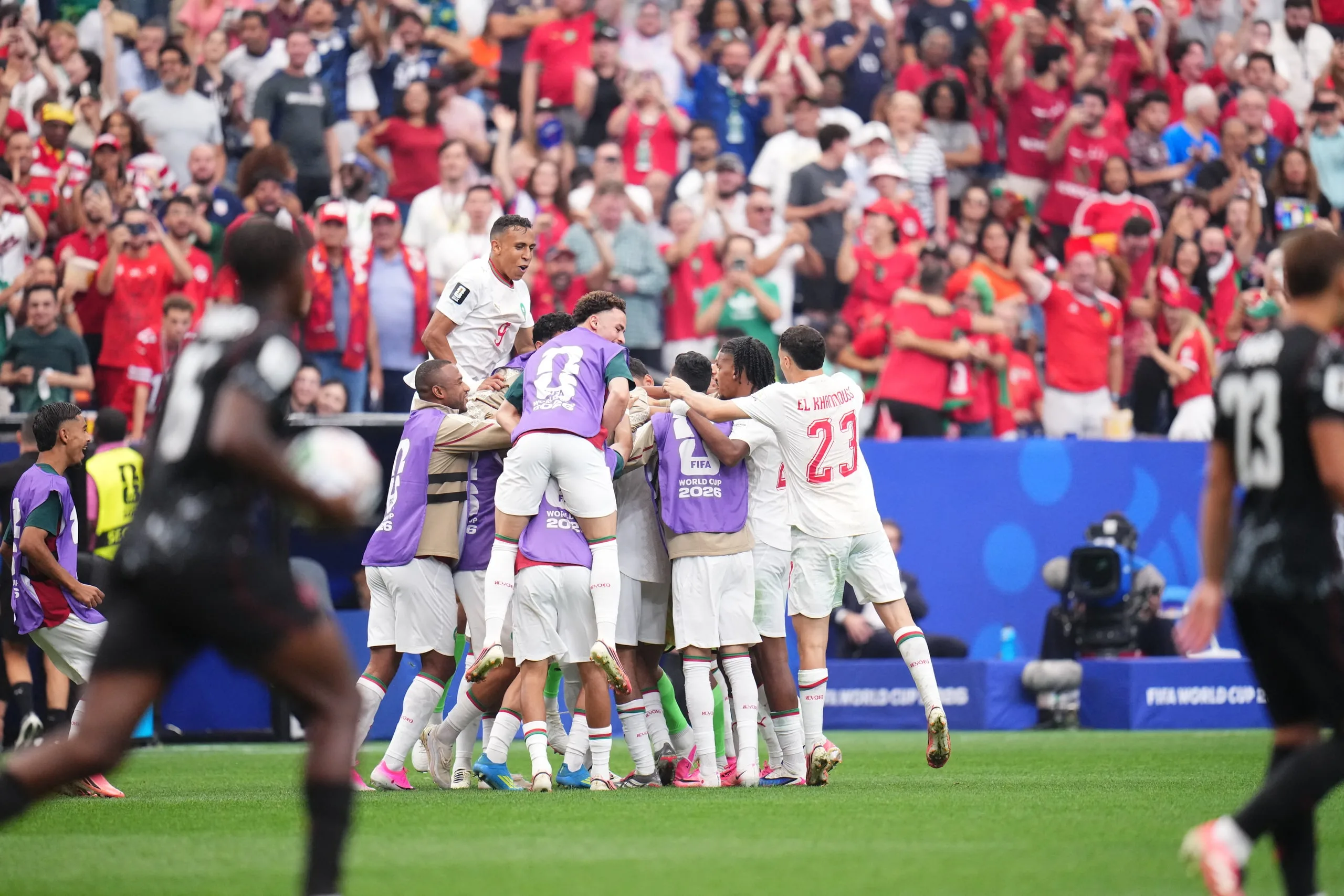 摩洛哥3-0淘汰加拿大率先晋级世界杯八强，1/4决赛将战法国vs巴拉圭胜者