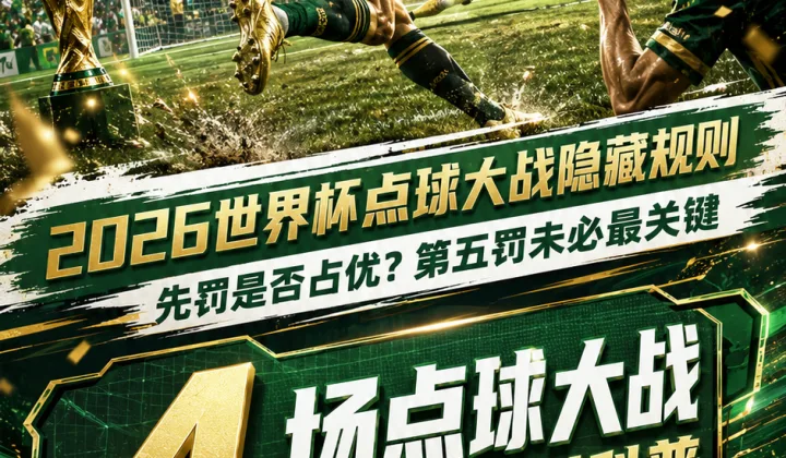 科普：2026世界杯点球大战有哪些隐藏规则，罚球顺序真有玄机？