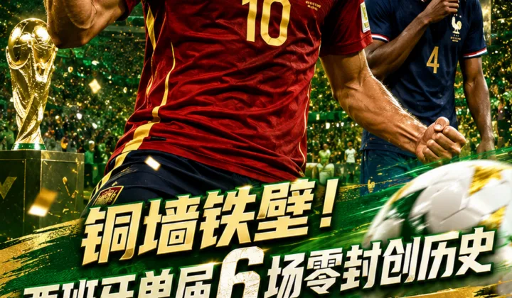 铜墙铁壁！2026世界杯战报：西班牙2比0法国，单届6场零封创历史