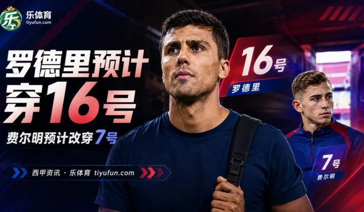 罗马诺：罗德里预计在巴萨穿16号，费尔明将改穿7号
