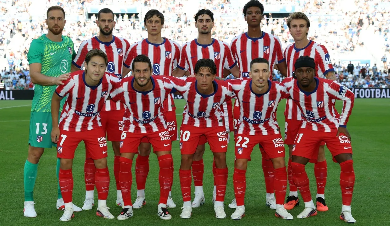 西甲战报：马竞2-0马拉加，李刚仁首秀破门巴埃纳任意球建功