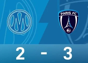 法甲战报：西纳约科戴帽，巴黎FC客场3-2击败马赛