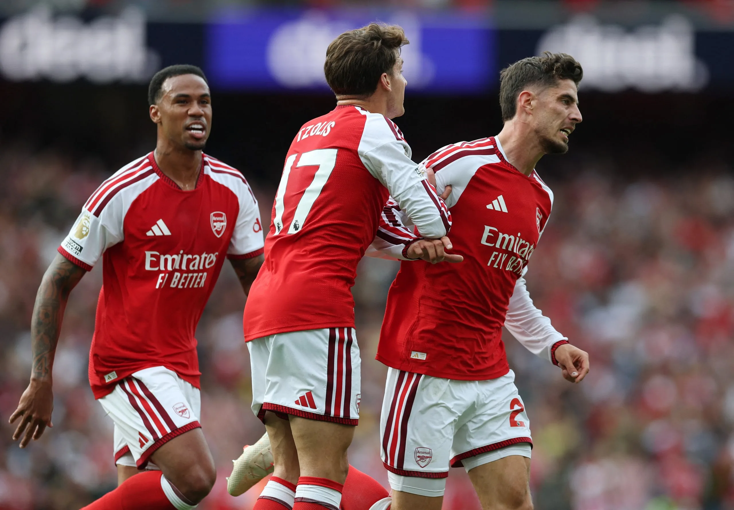 英超战报：阿森纳2-1逆转切尔西，哈弗茨破旧主厄德高制胜