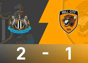 英超战报：纽卡2-1赫尔城，开场7分钟两球终结对手不败开局
