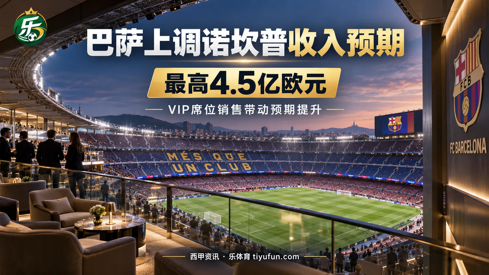 从3.5亿到最高4.5亿欧元，巴萨上调诺坎普年收入预期
