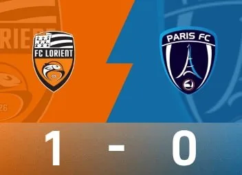 法甲战报：洛里昂1比0击败巴黎FC，贝尔纳多替补破门制胜