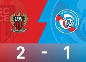 法甲战报：尼斯2-1逆转斯特拉斯堡，克劳斯第81分钟制胜