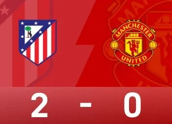 欧冠战报：巴里奥斯闪击卢克曼破门，马竞2-0十人曼联