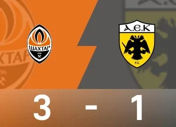 欧冠战报：矿工3-1逆转雅典AEK，托比亚斯破门、门多萨建功