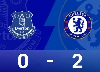 英超战报：切尔西客场2-0埃弗顿，内托双响大马丁伤退